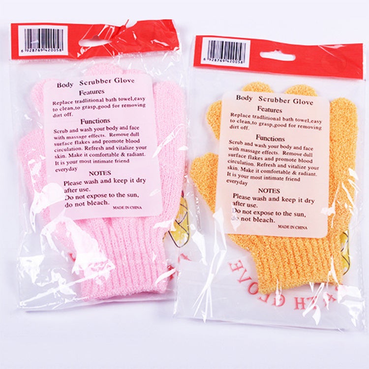 Korean Five-Finger Bath Scrub Gloves Creative Nylon Exfoliating Gloves Export Double-Sided Back Rub Artifact - Image 5